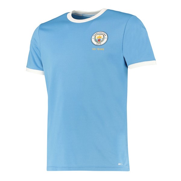 Thailandia Maglia Manchester City 125th Blu Luce